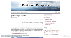 Desktop Screenshot of peaksandpassports.com