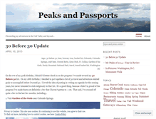 Tablet Screenshot of peaksandpassports.com
